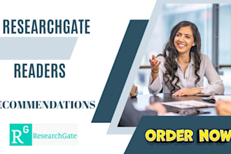 increase your readers and recommendations in researchgate