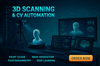 do computer vision 3d scanner, mesh generation, point cloud model reconstruction