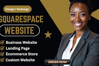 build squarespace website, design or development squarespace website