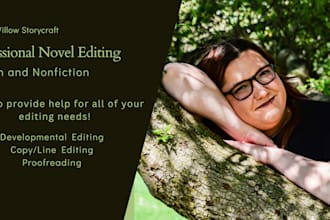 comprehensively and professionally edit your novel