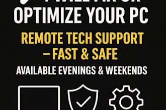 repair or optimize your computer remotely