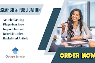 write and publish articles in google scholar peer reviewed indexed journal