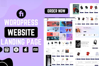 design, redesign or clone your wordpress website or landing page