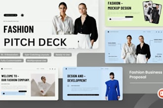 design fashion business investor ready pitch deck fashion brand fundraising