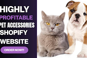 build  pet accessories website shopify store pet shopify store pet care