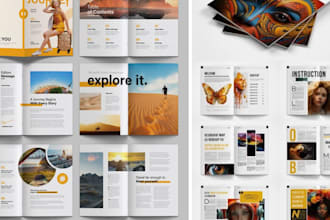 design magazine catalog booklet newsletter magazine layout flyer catalogue
