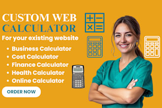 build web calculator for wordpress or any website