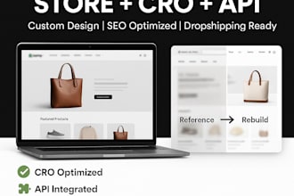 do duplicated shopify clone cro API and copy shopify store