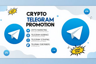 do crypto telegram promotion community management boost token memecoin