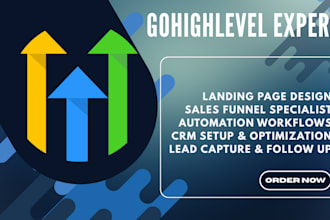 setup gohighlevel automation ghl expert sale funnel crm landing page ghl website