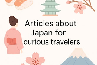create unique english articles introducing japanese culture