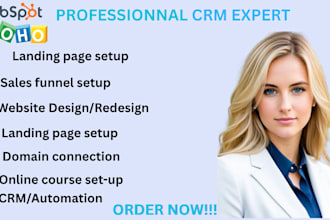 hubspot, zoho CRM, zoho books, email automation, and CRM integrations