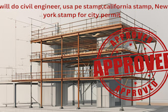 do civil engineer usa pe stamp california stamp new york stamp for city permit