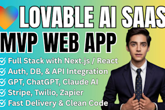 build lovable dev ai saas web app mvp firebase bolt new supabase vercel replit