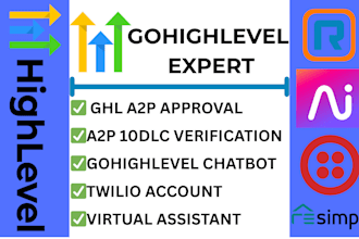 ghl a2p 10dlc brand campaign registration twilio ghl virtual assistant chatbot