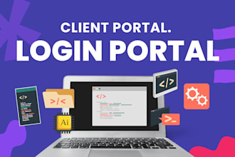 build login portal, user login client system, admin dashboard login portal