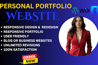 do photoraphy, personal portfolio website on framer, wix, webflow or wordpress