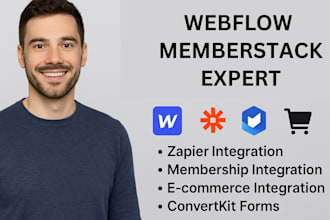 build custom webflow membership sites with memberstack integration