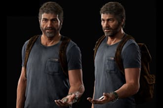 3d realistic character 3d metahuman character gmod vr avatar for game, animation
