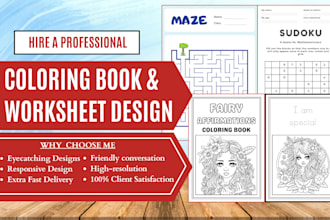 design sudoku puzzle book kid and adult coloring book pages and math worksheet