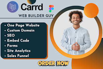 craft carrd website hubspot website carrd portfolio landing page figma layout