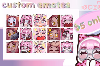 make custom emotes for twitch discord or youtube