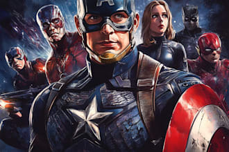 do comic book art, comic book illustrations