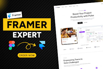 design a modern responsive website using framer