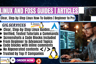 write linux how to and installation guide