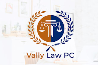 create professional law, lawyer, and law firm logo and website