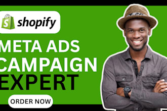 setup and manage shopify facebook ads, instagram ads, and meta ads campaigns