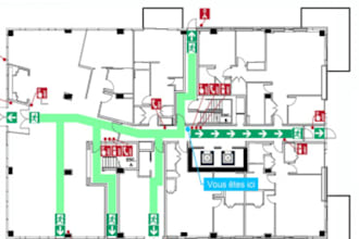 design fire safety plan, fire evacuation, fire sprinkler,