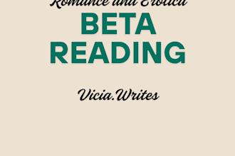 beta read your romance and erotica stories and books