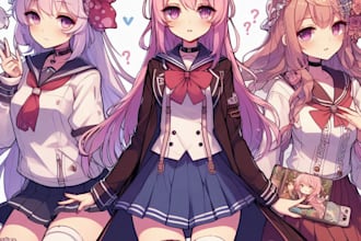 do a your custom character, waifu, or fan art in or anime