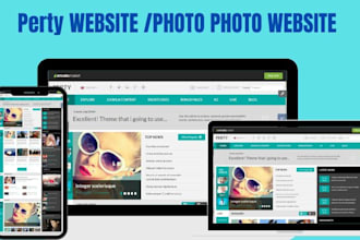 design stunning  360 photo booth party website photo booth website