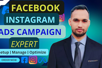run facebook ads campaigns, meta ads, fb ads and instagram ads