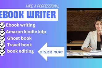 travel book ghostwriter amazon kindle kdp ebook writer book writing