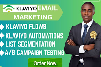 klaviyo flow setup automation email campaign design integration list segment