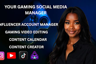 manage and grow your gaming influencer brand on tiktok, youtube shorts, and ig