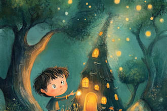 draw cute animals illustrations for children picture book