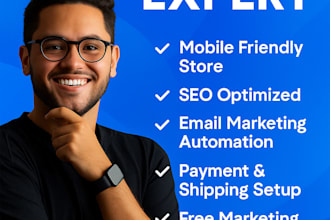 design, develop and crank up your shopify ecommerce website