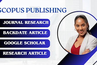 write, publish your research articles in google scholar, scopus indexed journals