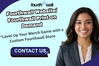 design fourthwall store setup fourth wall website designer print on demand setup