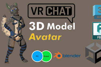 make cusom vr charatar furry avatar vtube models nsfw art