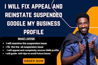 fix google my business appeal and reinstate my suspended gmb rank to 3 map pack