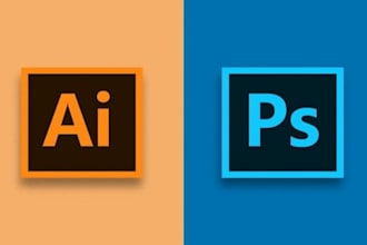 do any kind graphic design using adobe photoshop, adobe illustrator