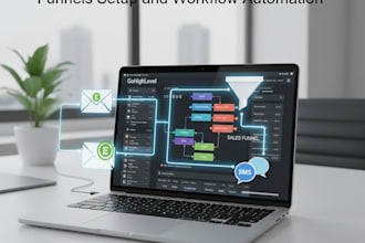 build and automate gohighlevel CRM and funnels