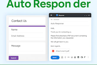 automate google form replies with PDF
