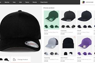 customize product clipart on kickflip, teeinblue, customily, shopify zakeke