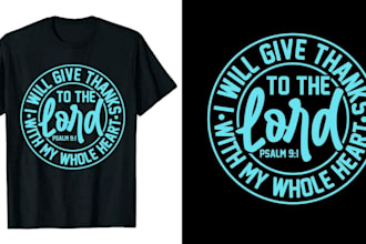do christian t shirt design, typography t shirt for etsy, printify
